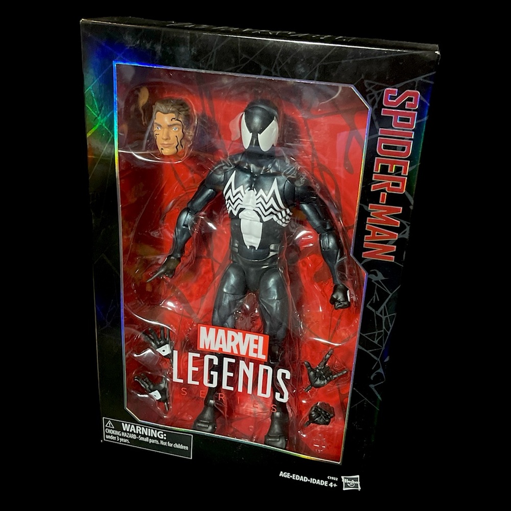 2016 Marvel Legends BLACK SYMBIOTE SPIDER-MAN Target Exclusive 12” Action Figure